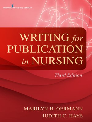 cover image of Writing for Publication in Nursing